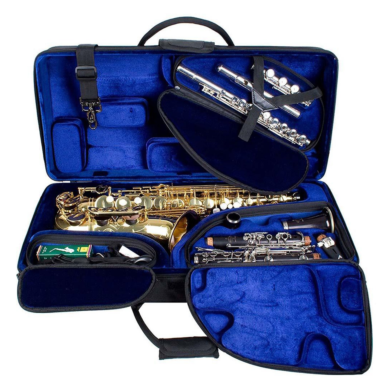 Tri Pac Estuche Sax Alto-Clarinete-Flauta