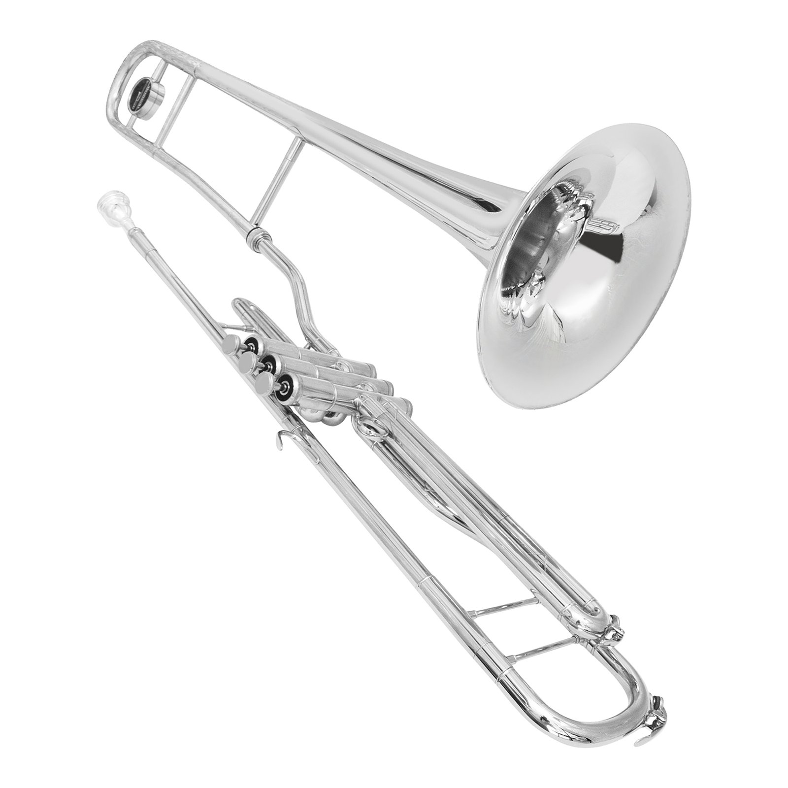 Trombón de Embolos en Do Niquelado
