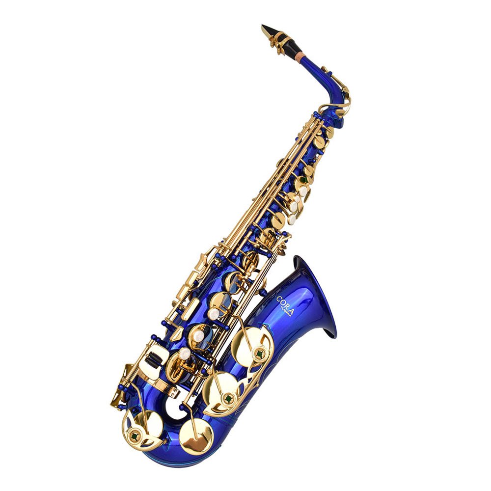 Saxofón Alto Azul / Llaves Doradas