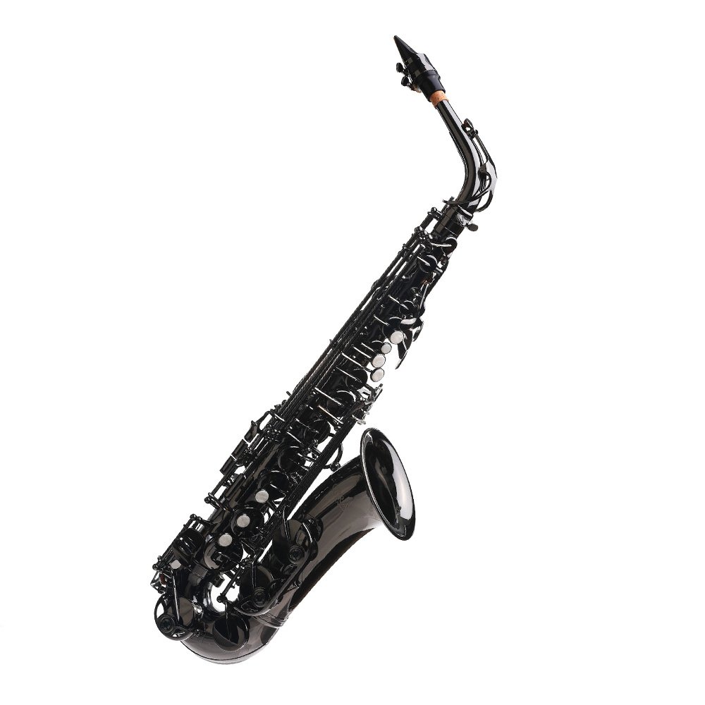 Saxofón Alto Negro Niquelado